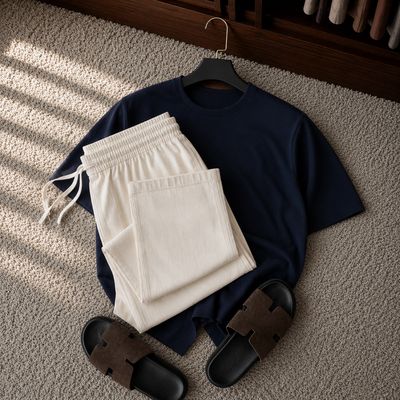 Cool T-shirt and linen pant