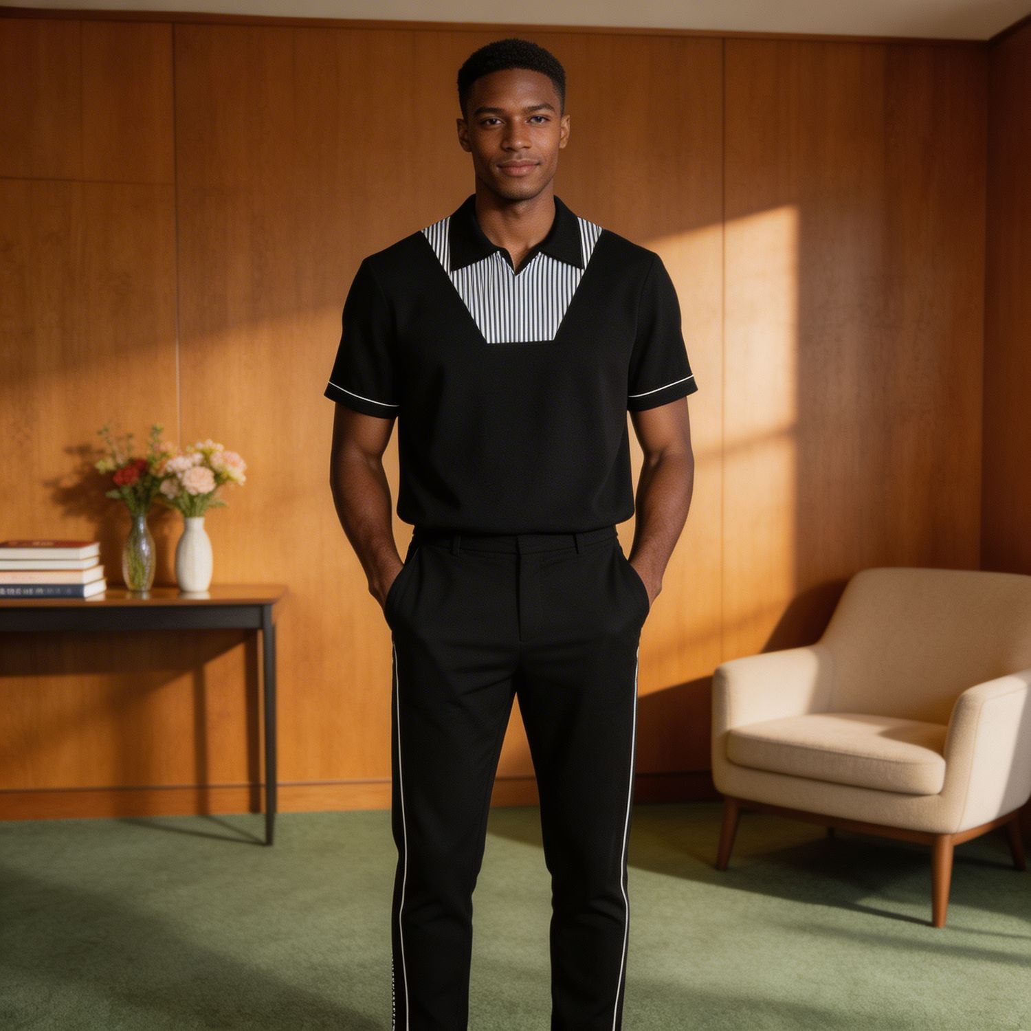 Many lines polo set