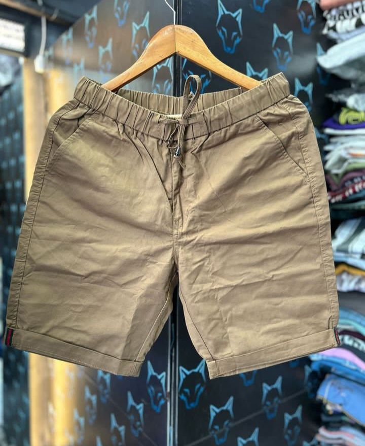Folded chinos short