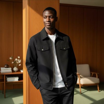 Charcoal chinos jacket