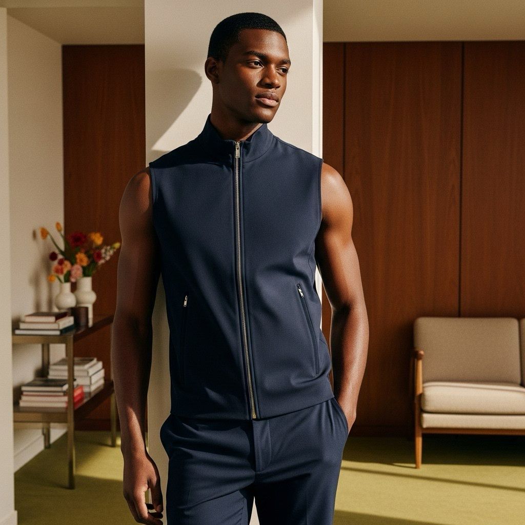 Light sleeveless jacket