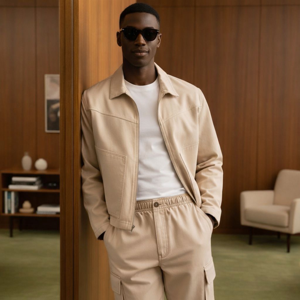 Rock jacket and cargo pant
