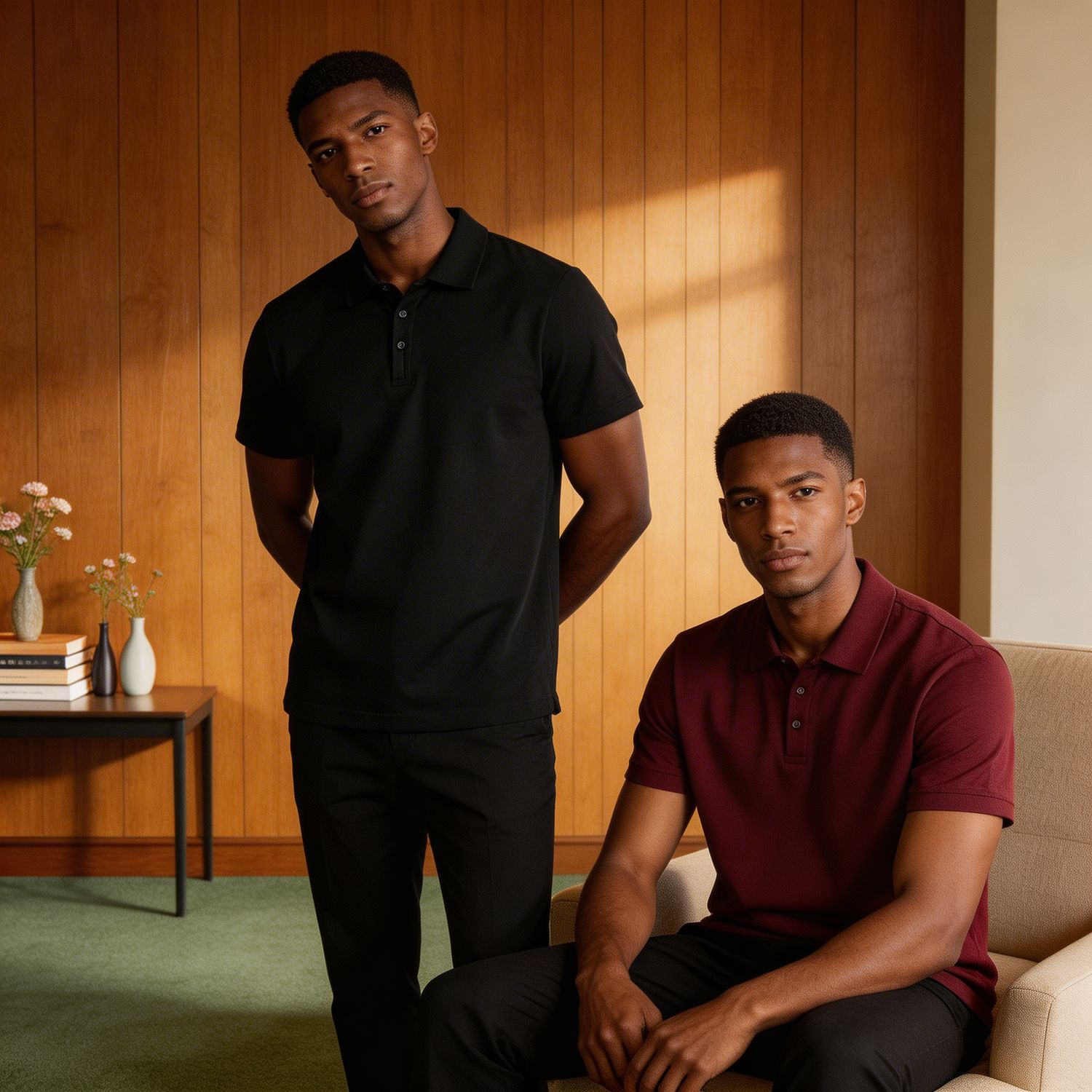 Metallic polo