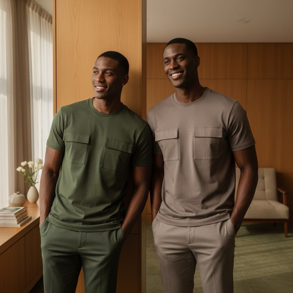 Double pocket T-shirt