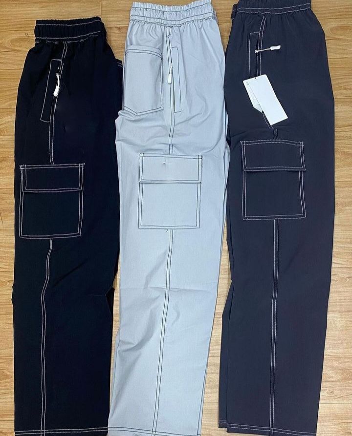 Rough edge cargo pant