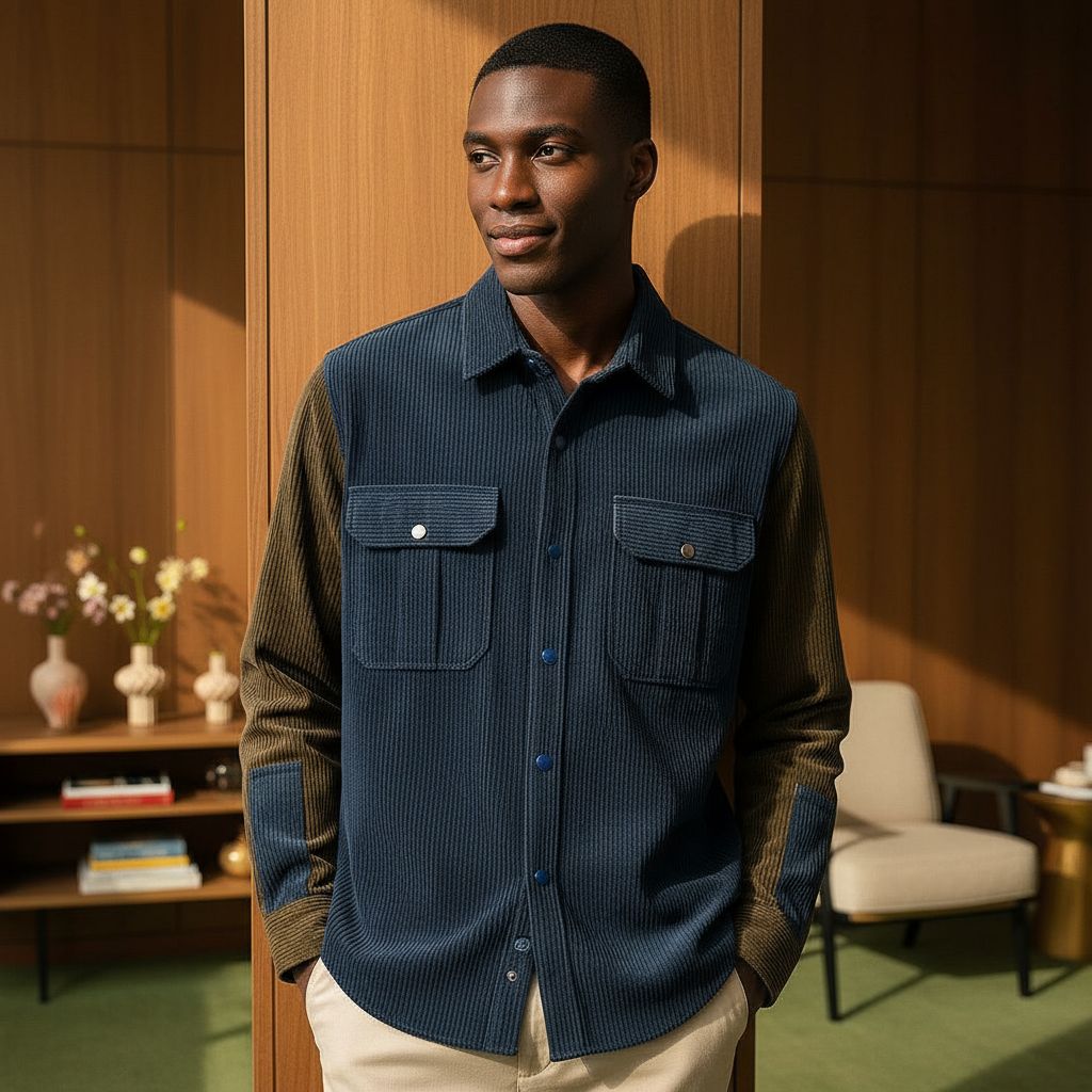 Many corduroy shirt