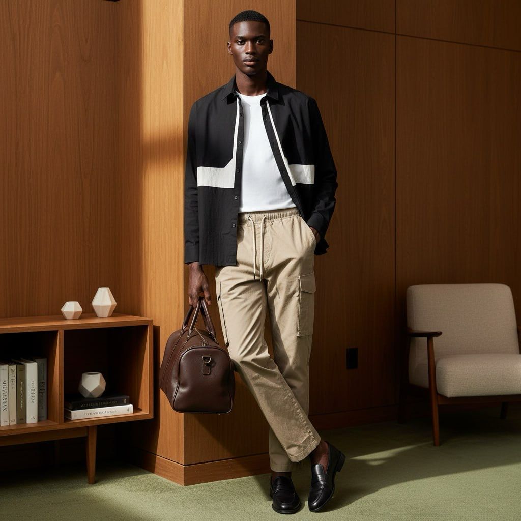 White Cross Shirt And Pants