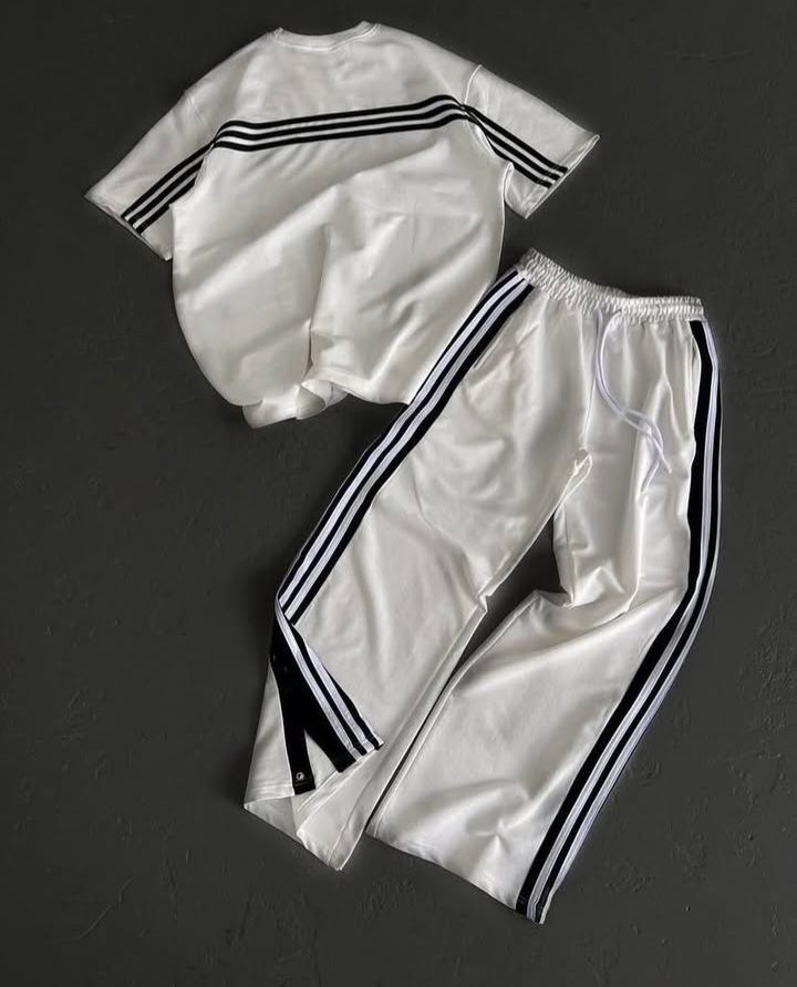 Unisex stripe tracksuit