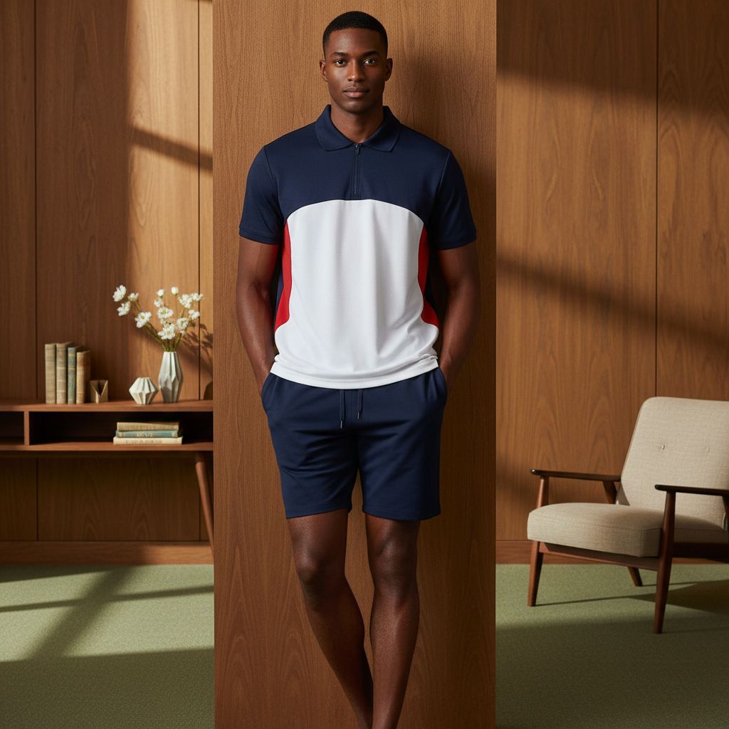 S-bridge polo and shorts