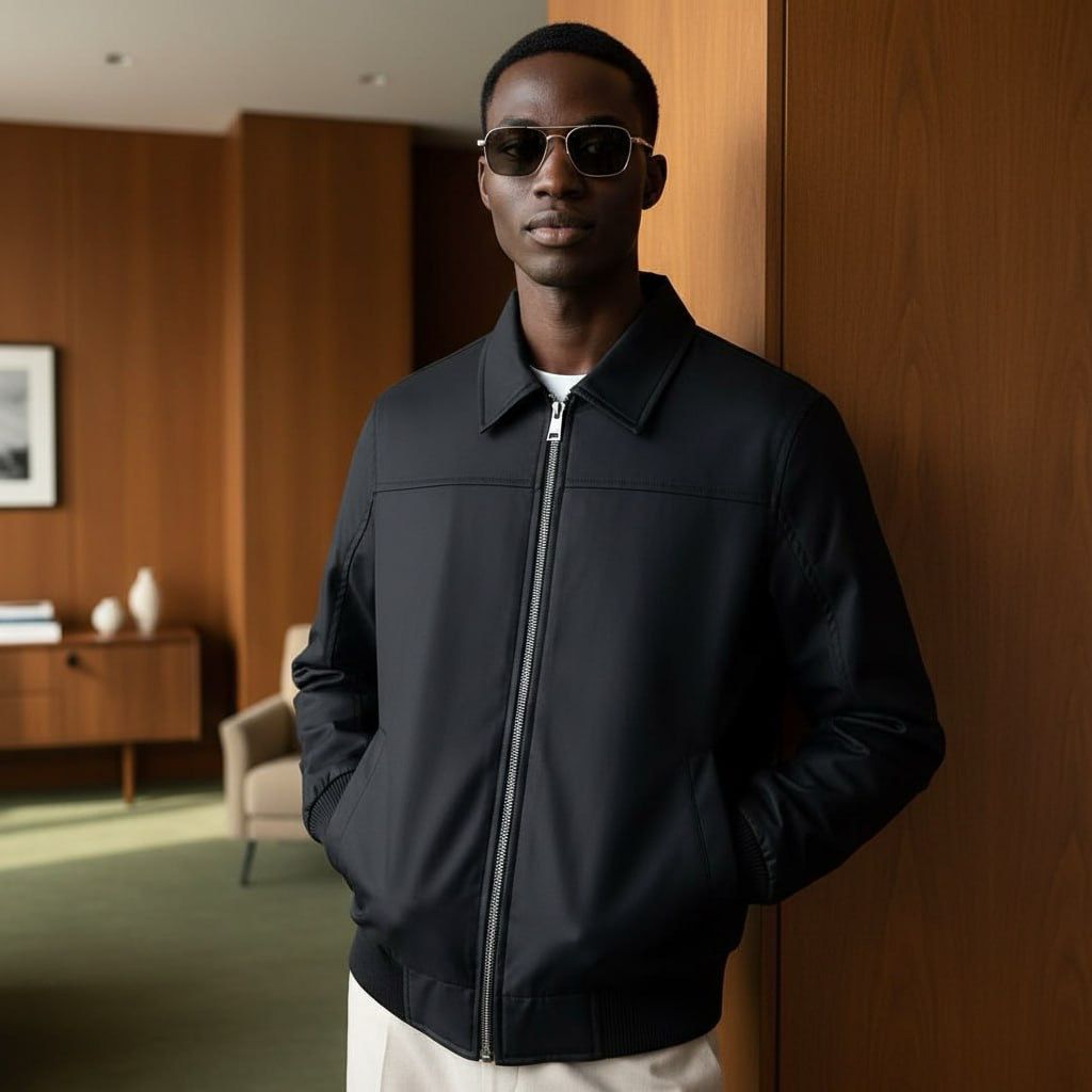 Polyester cap jacket