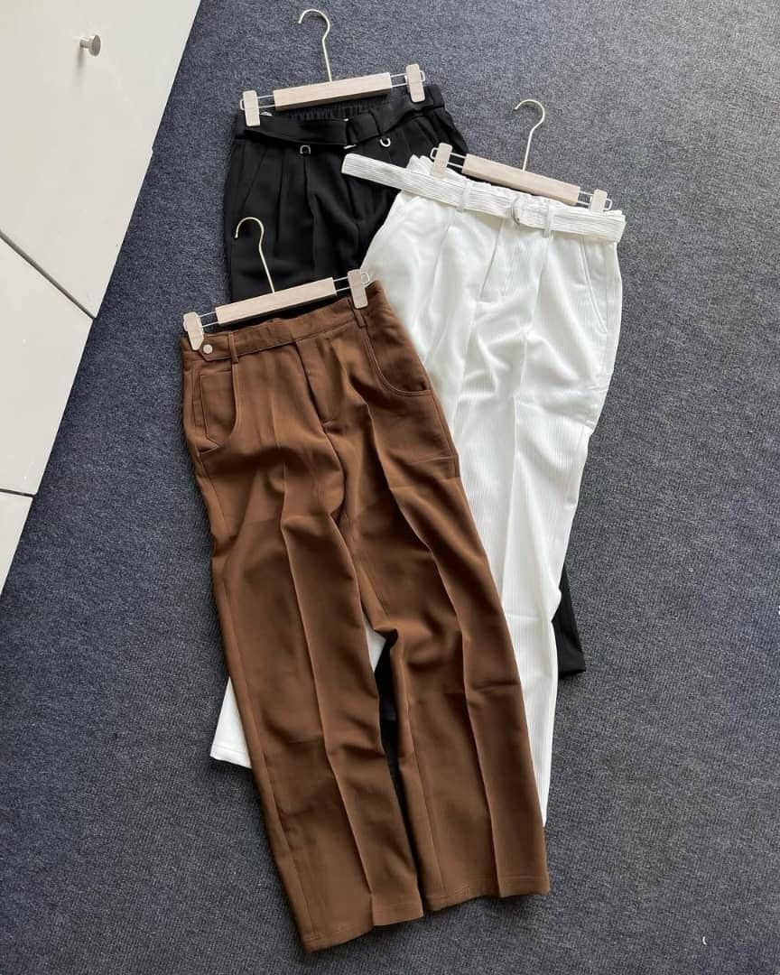 Side button pants