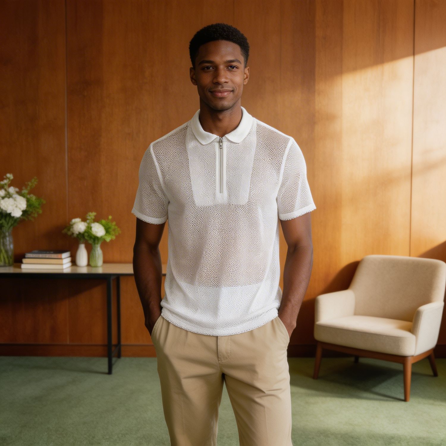Mesh polo