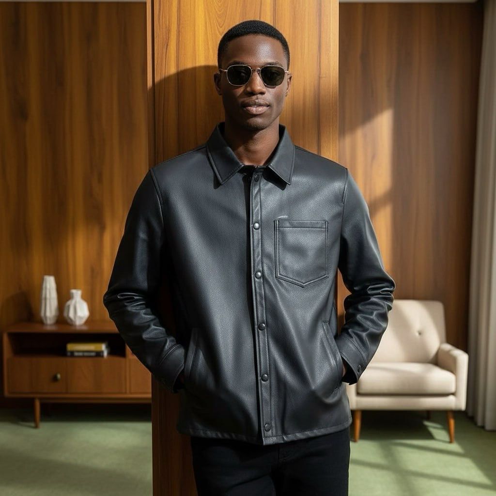 Leather Jacket Shirt