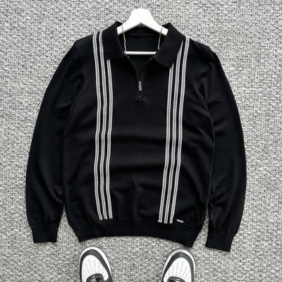 Treaded Stripe  Sweatshirt
