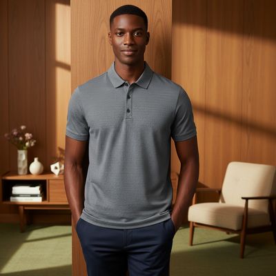 Grey Go Polo