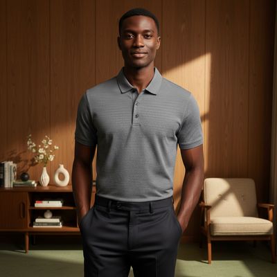 Grey Go Polo