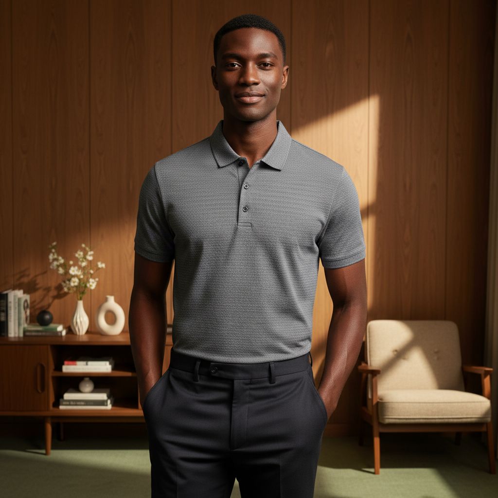 Grey Go Polo
