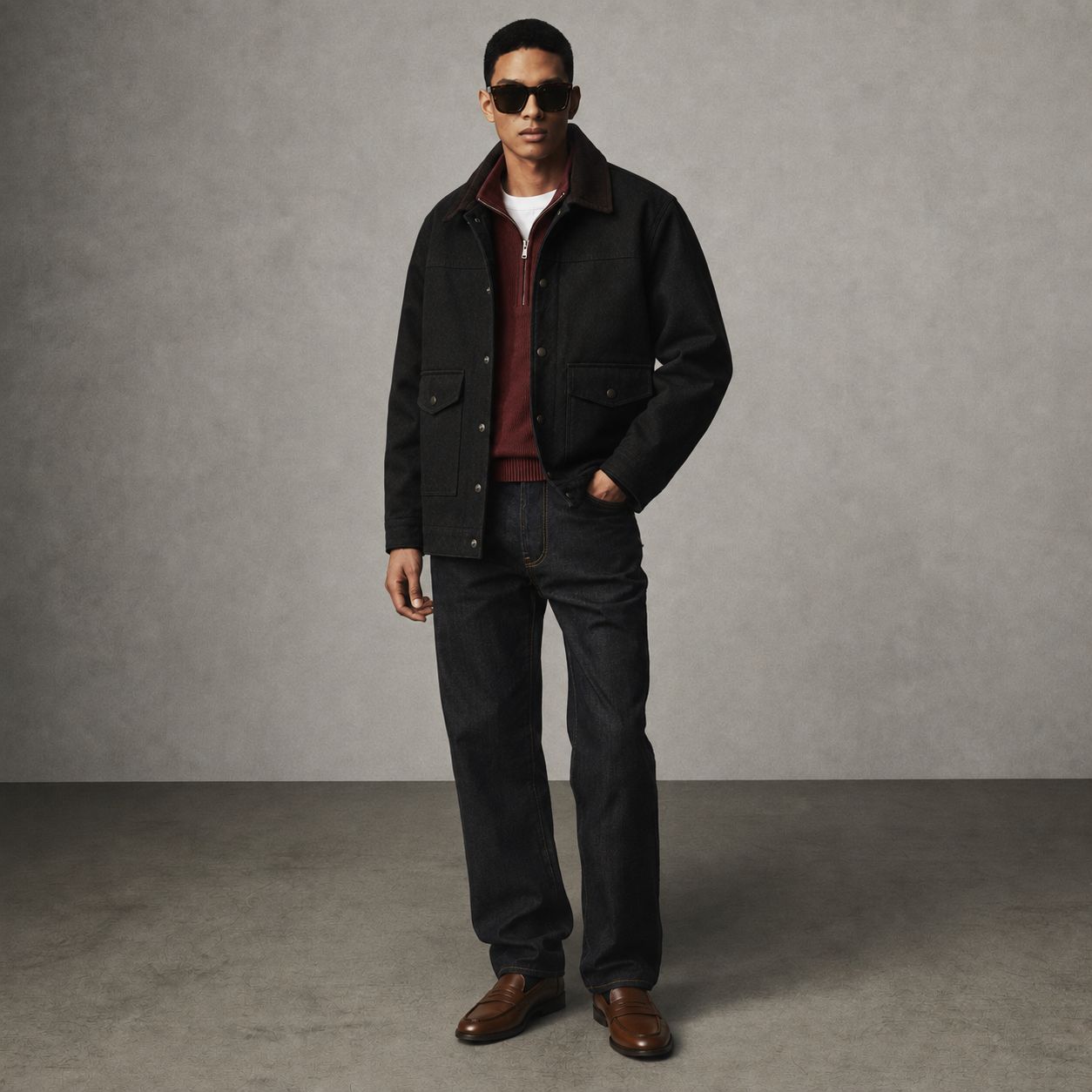 Collar Patch Jacket