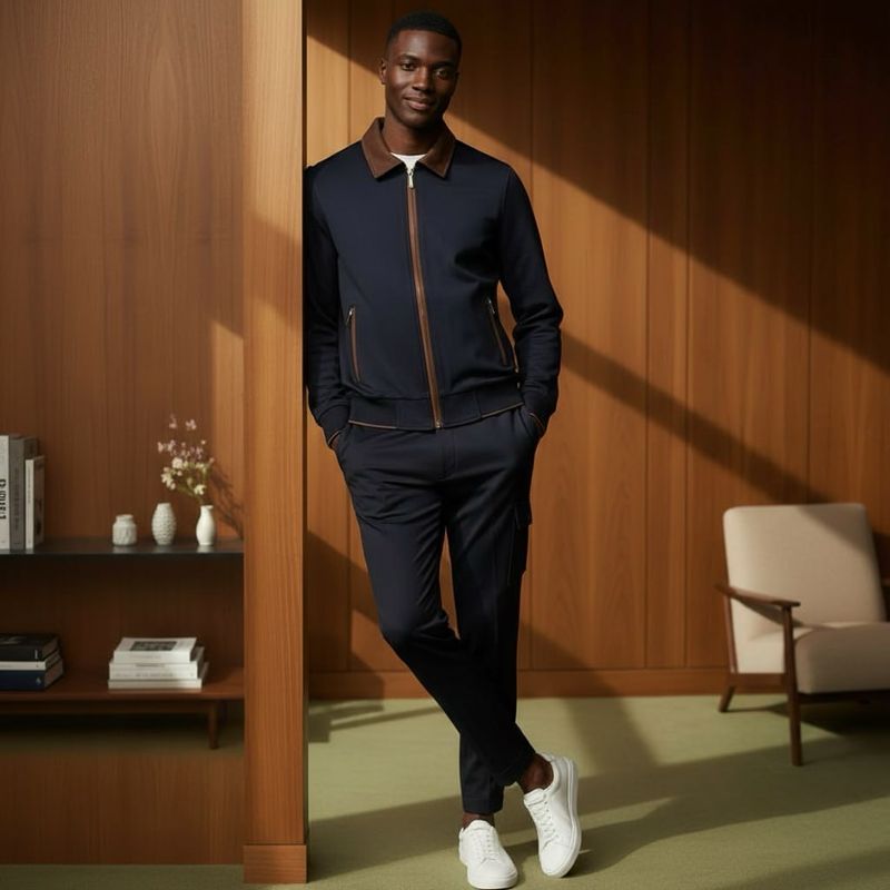 Tiles Jacket Set