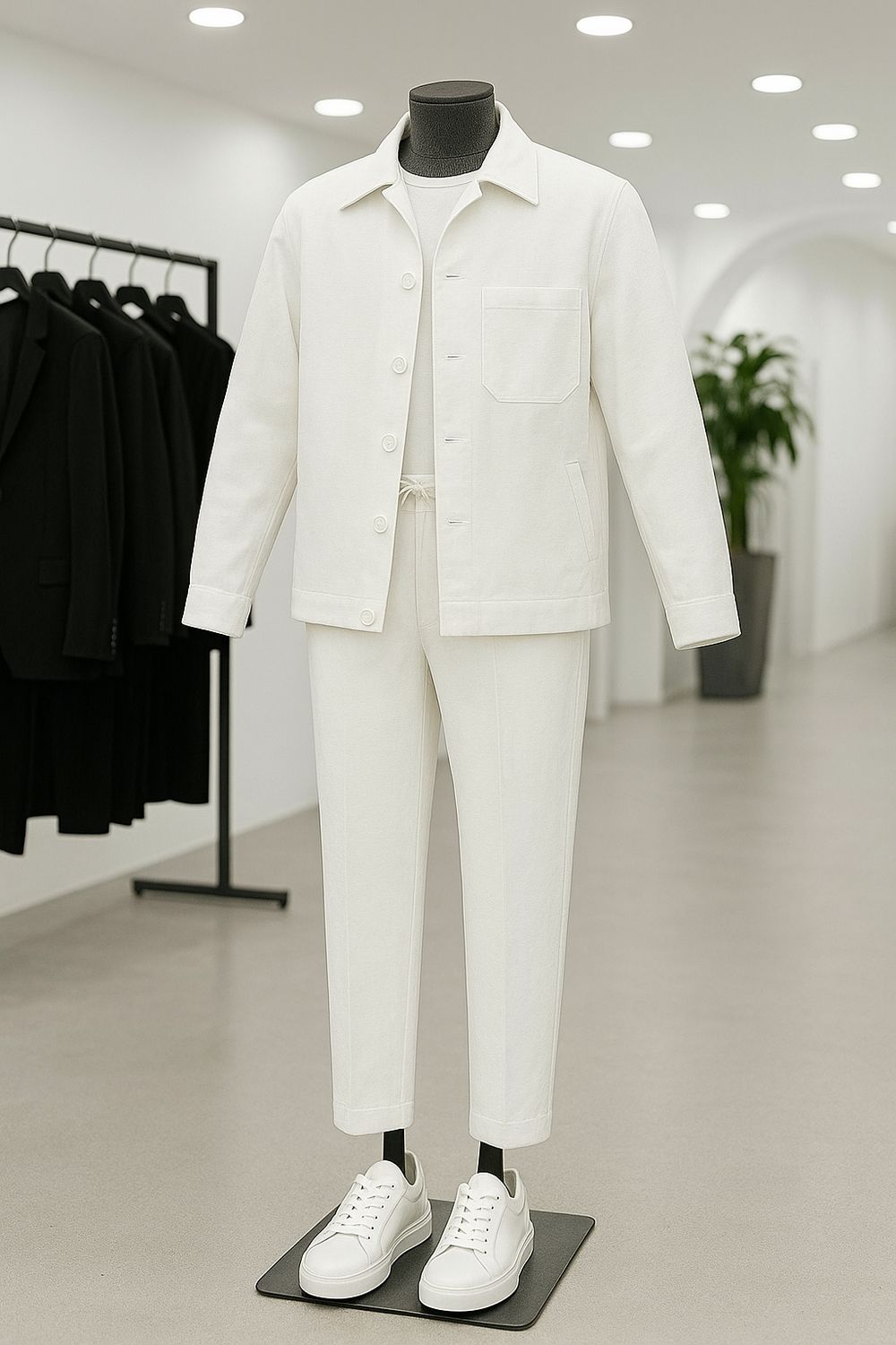 Standard Linen White Easter Set