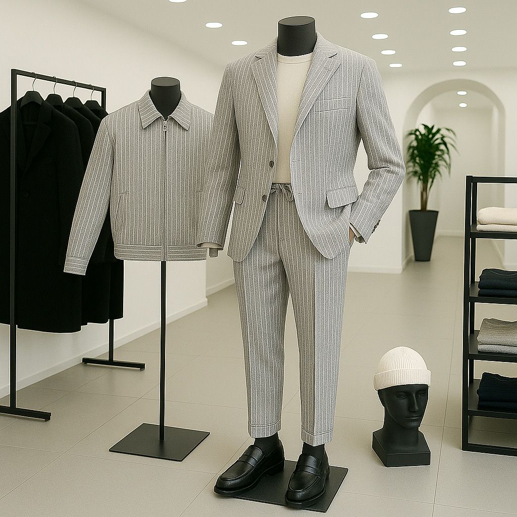 Standard Wool 3-pack Gentleman Set(striped)