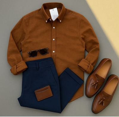 Standard Cotton Oxford And Chinos Pants