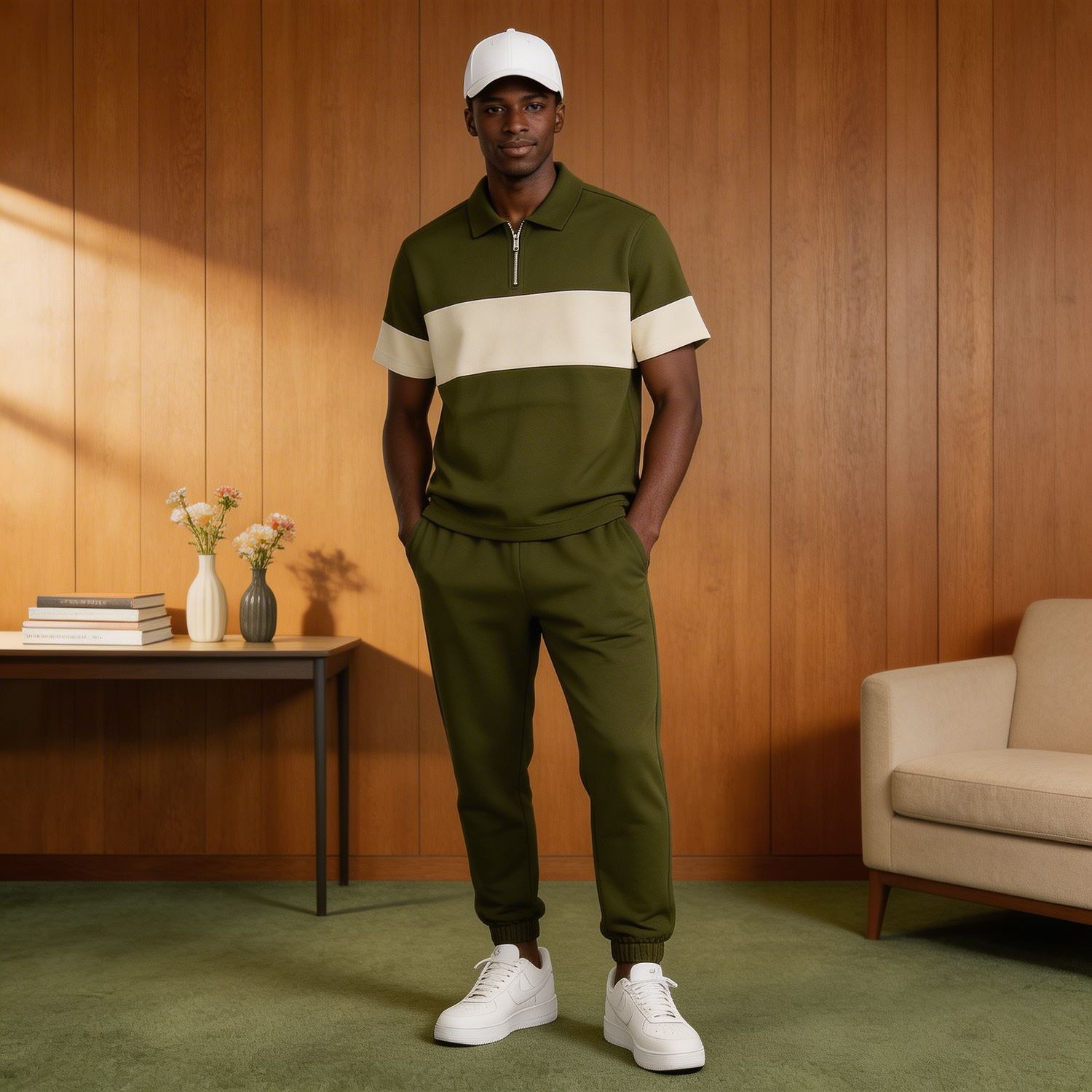 Standard Cotton Half Patch Polo