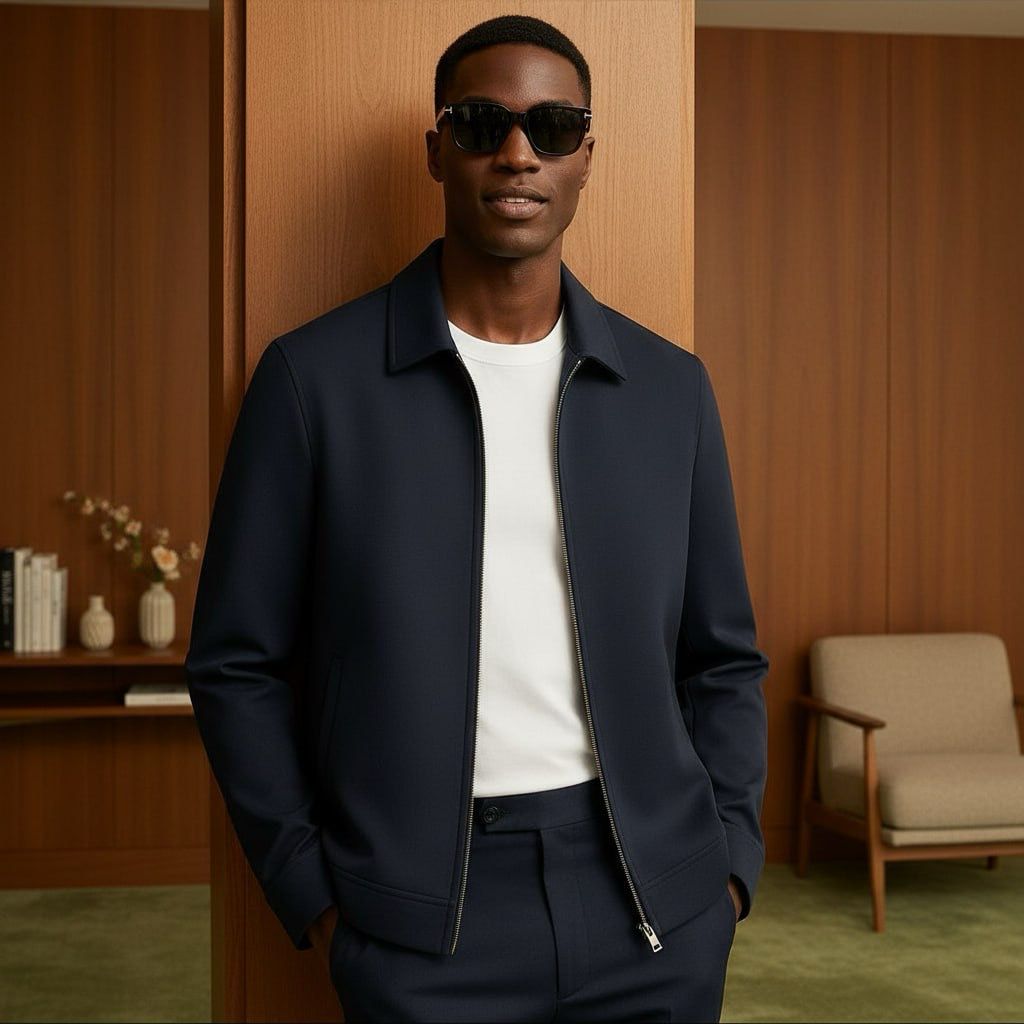 standard cotton range zip jacket