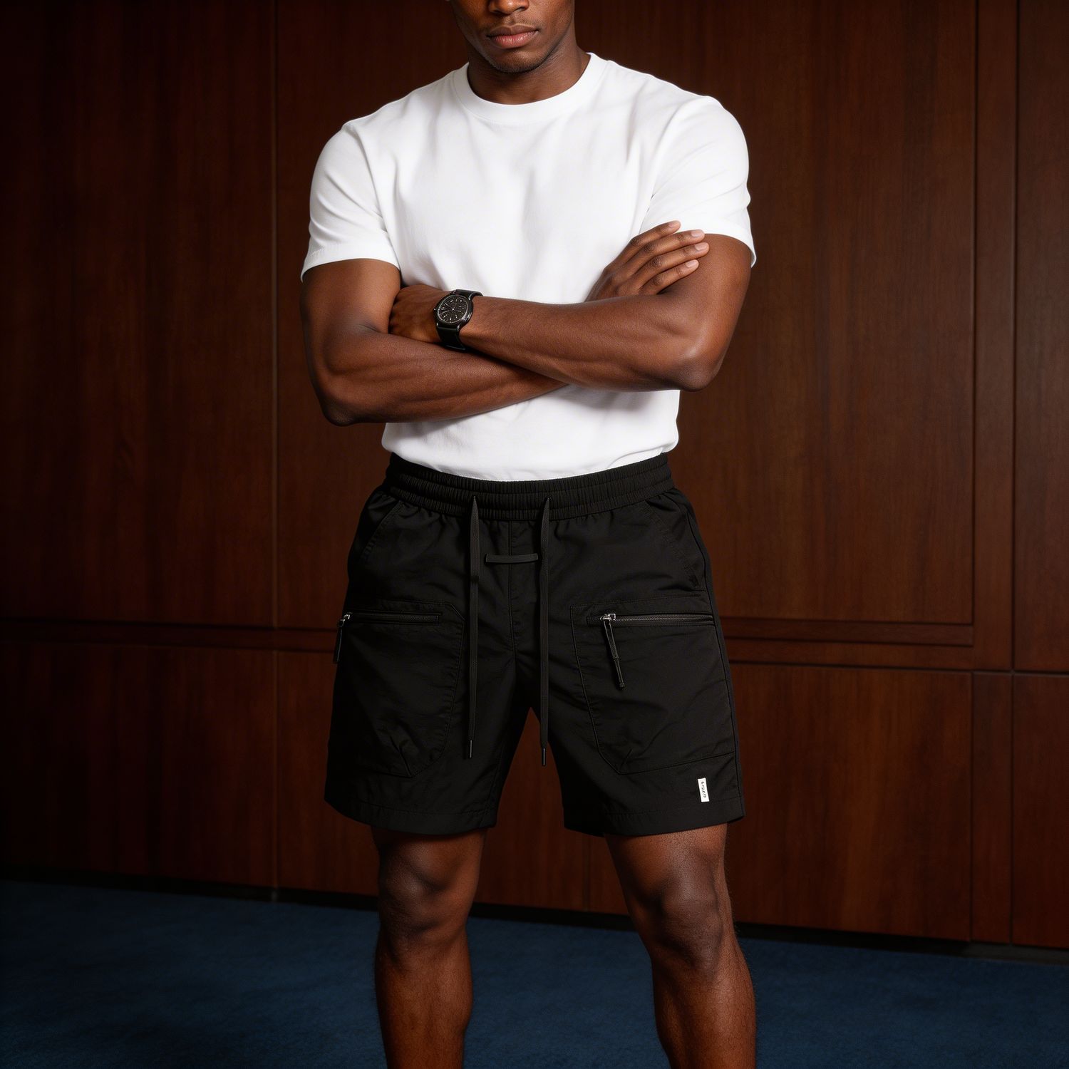 Standard Polyester Pocket Combat Shorts