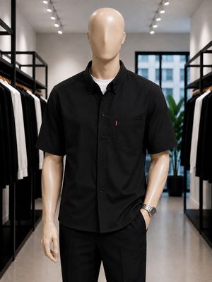 Standard Cotton Ss Oxford Shirt