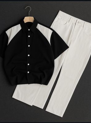 Standard Cotton Top Patch Shirt