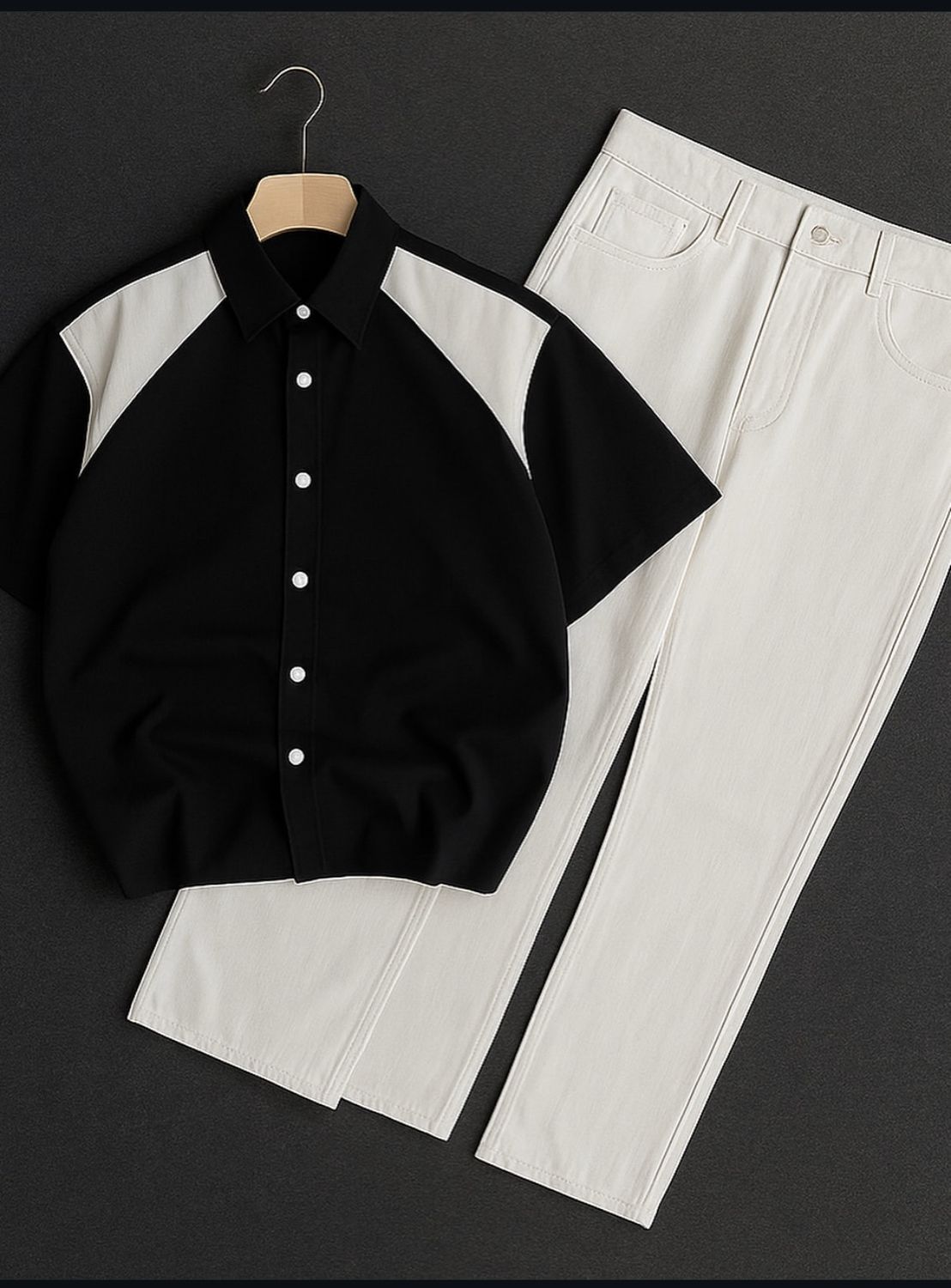 Standard Cotton Top Patch Shirt