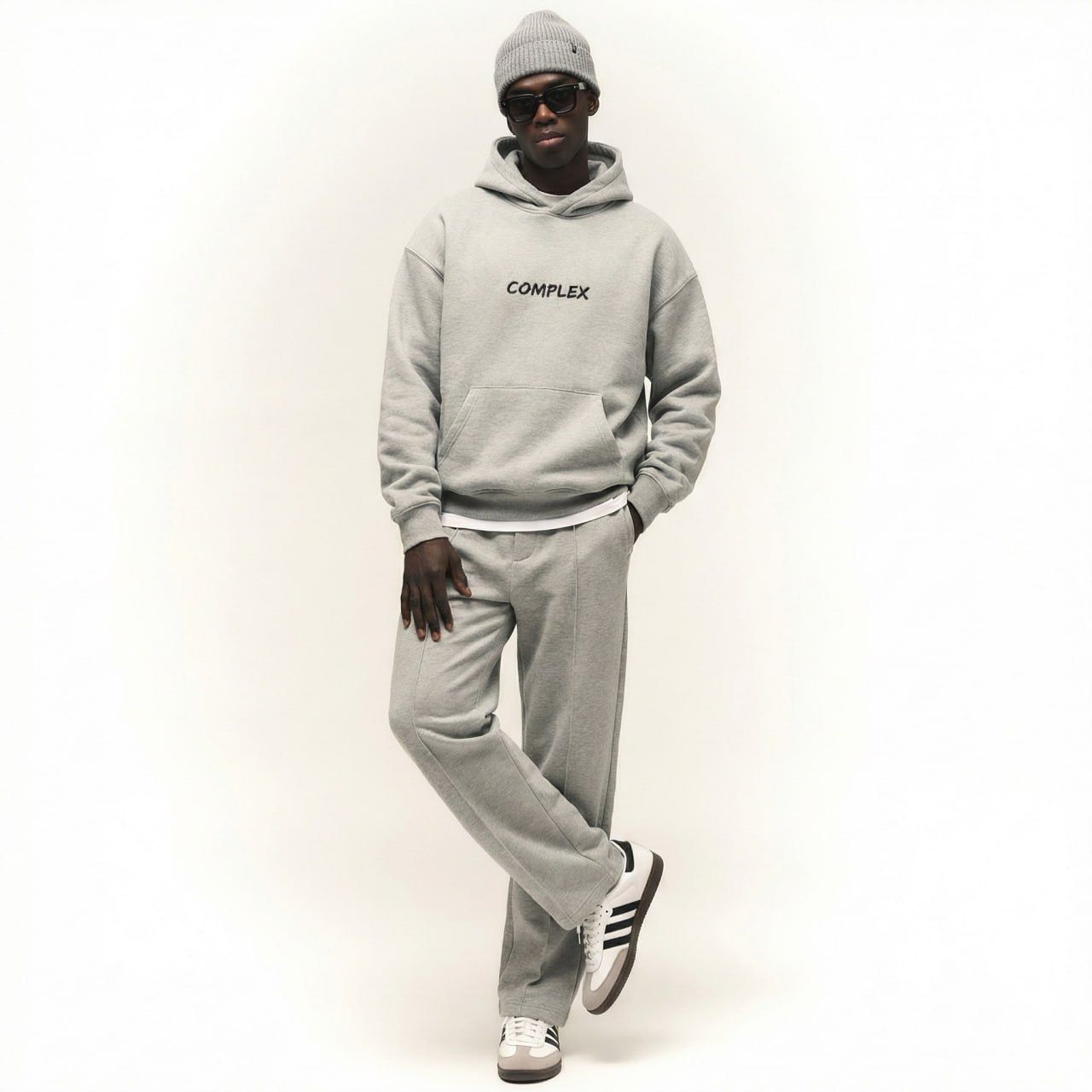 Standard Cotton Complex Hoodie Set