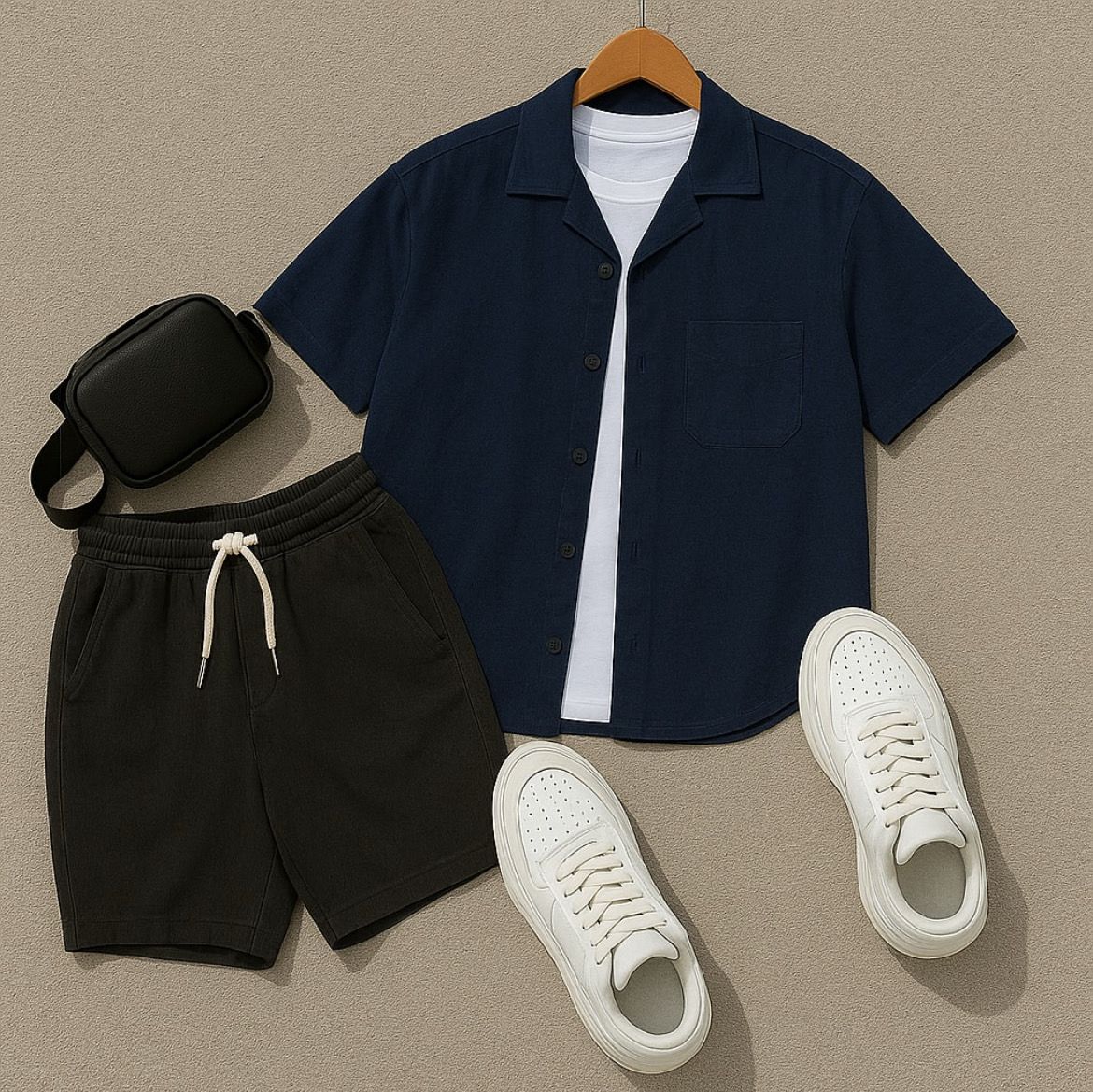 Standard Cotton Summer Shirt And Denim