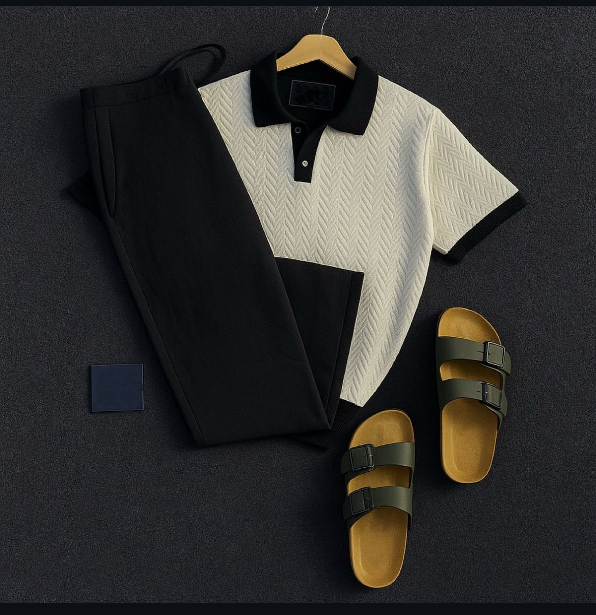 Standard Cotton Pattern Collar Polo