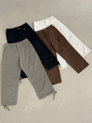 Standard Cotton Roped Cargo Pants