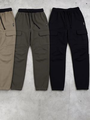 Standard Cotton Black Band Cargo pants