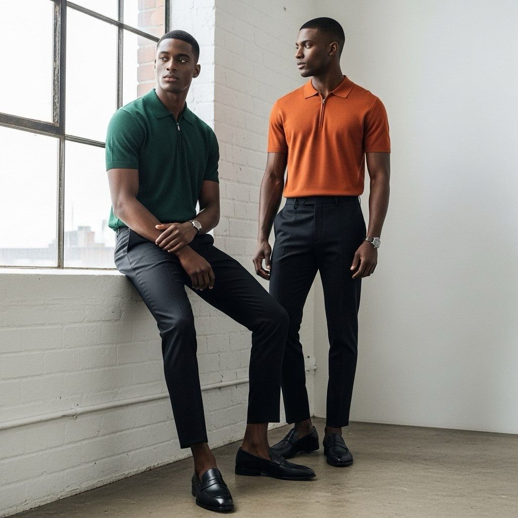 Standard Cotton Zipped Delight Polo