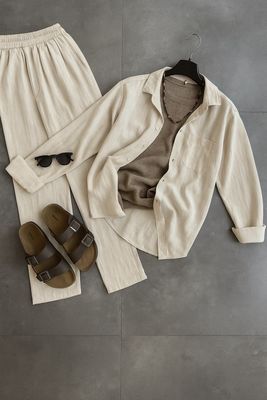Oversized Linen Vintage Set