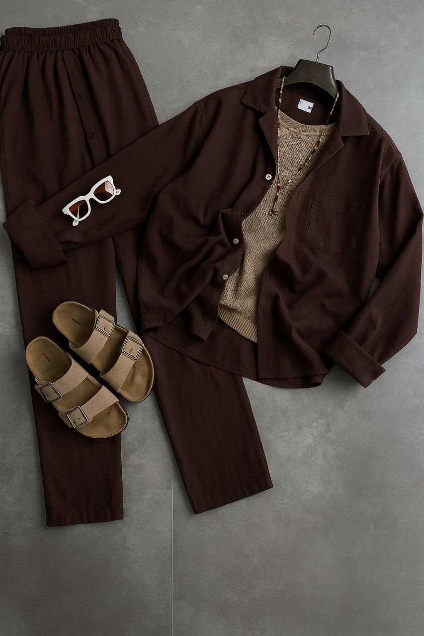 Oversized Linen Vintage Set