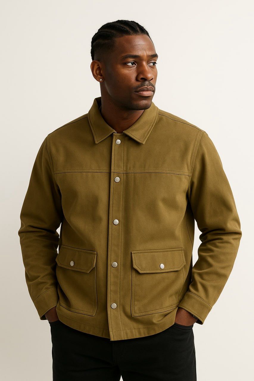 Standard Cotton Snap Jacket