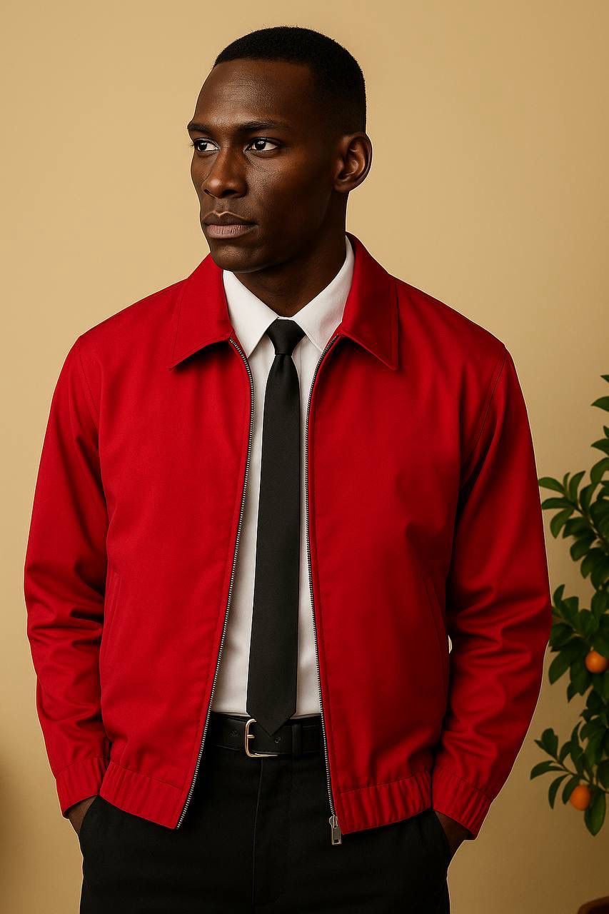 Standard Cotton Oxford Shirts And Chinos Jacket