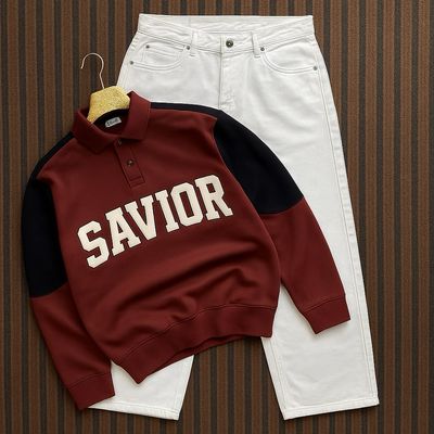 Standard Cotton Savior Sweatshirt And Denim