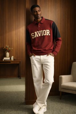Standard Cotton Savior Sweatshirt And Denim