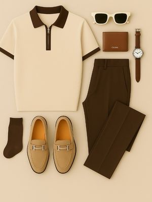 Standard Cotton Band Polo And Pants