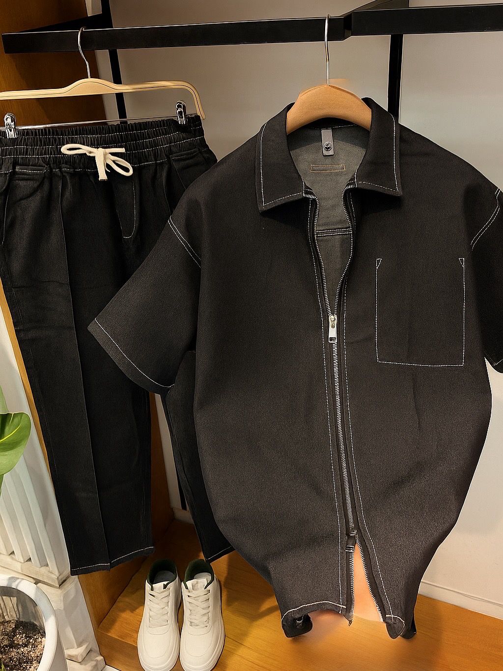 Standard Denim Zip Boy Set