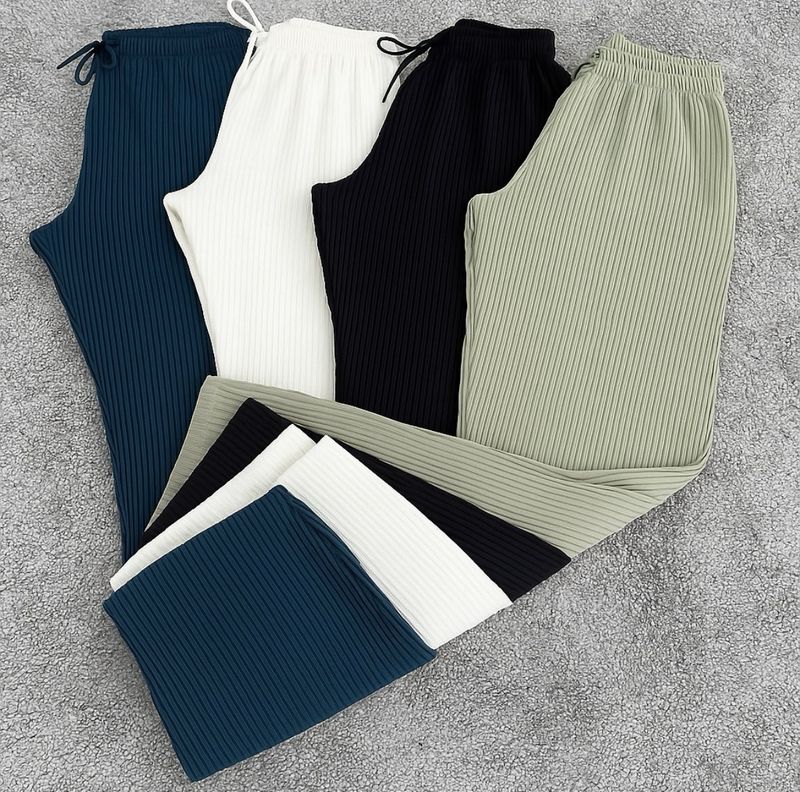 Standard Cotton Ribbed Pants