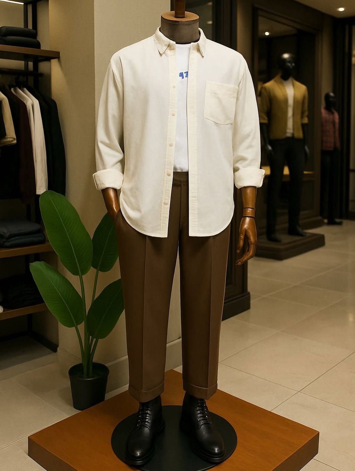 Standard Oxford Linen Shirt