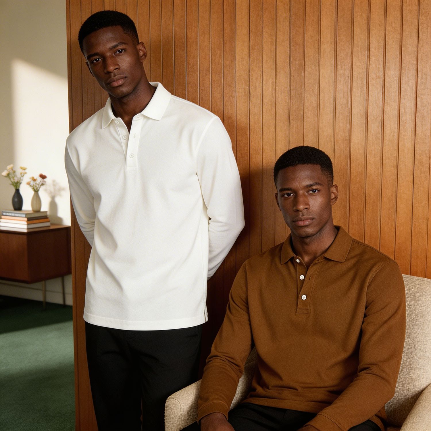 Standard Cotton Long Sleeve Polo