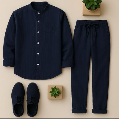 Standard White Pants Set